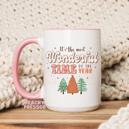 It's The Most Wonderful Time Of The Year - Christmas Ceramic Mug