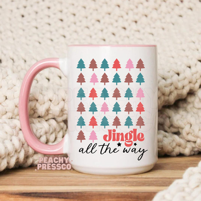 Jingle All The Way - Christmas Ceramic Mug