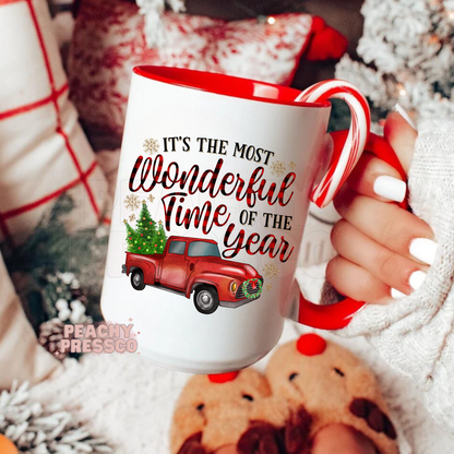 It's The Most Wonderful Time Of The Year - Christmas Ceramic Mug