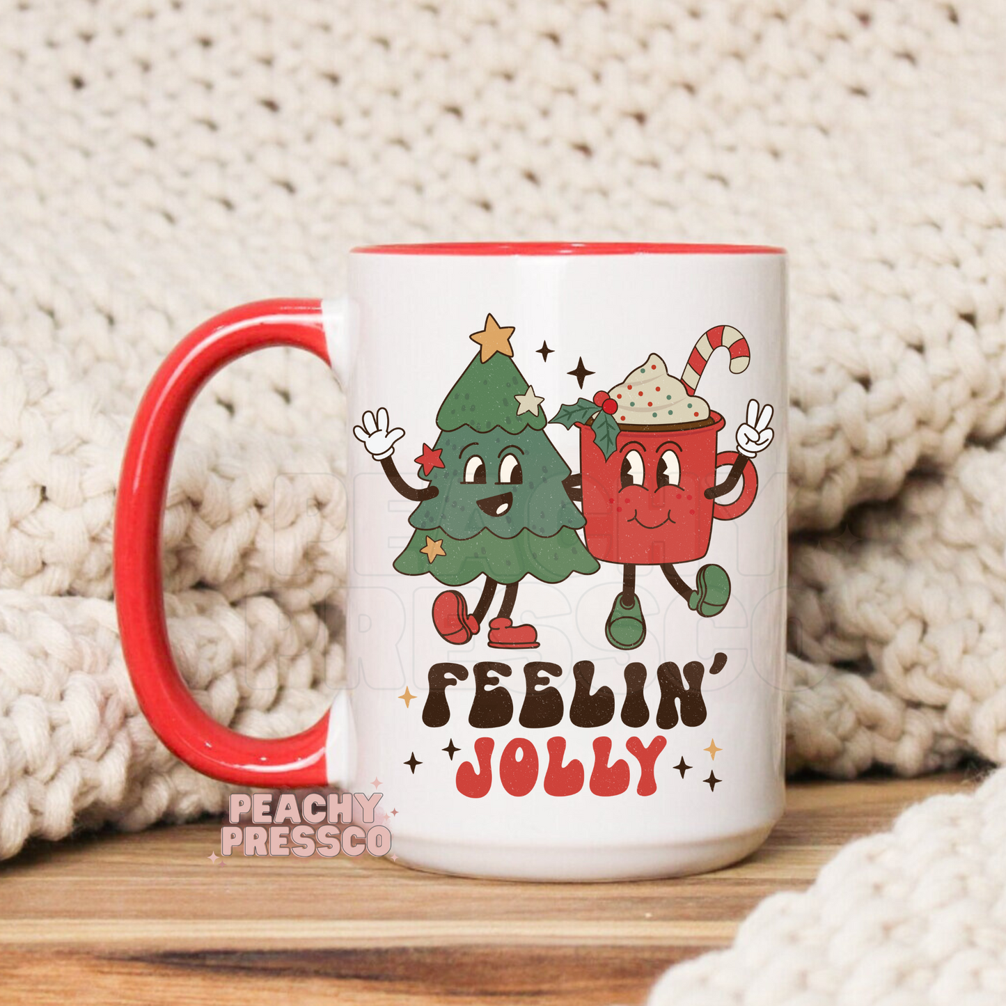 Feelin' Jolly - Christmas Ceramic Mug