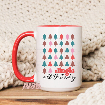 Jingle All The Way - Christmas Ceramic Mug