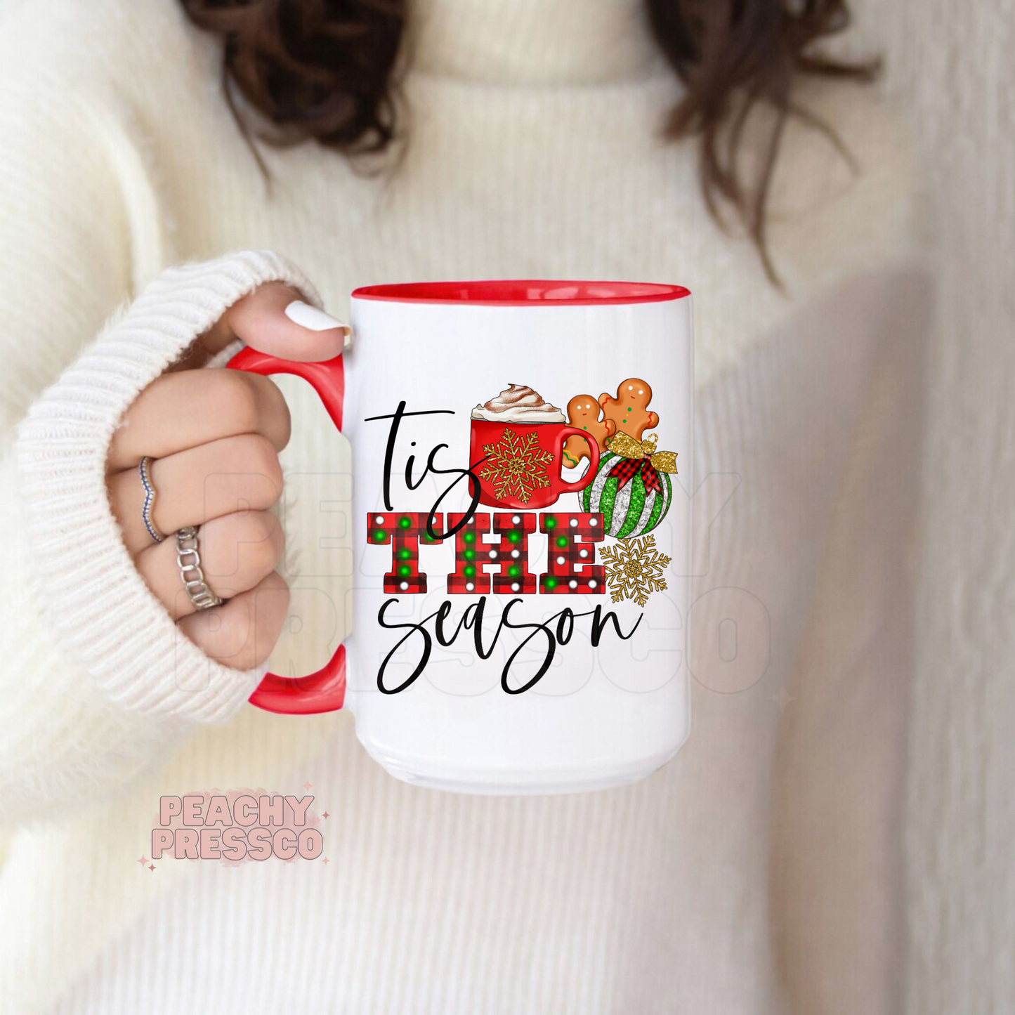 Tis The Season Christmas Ceramic Mug