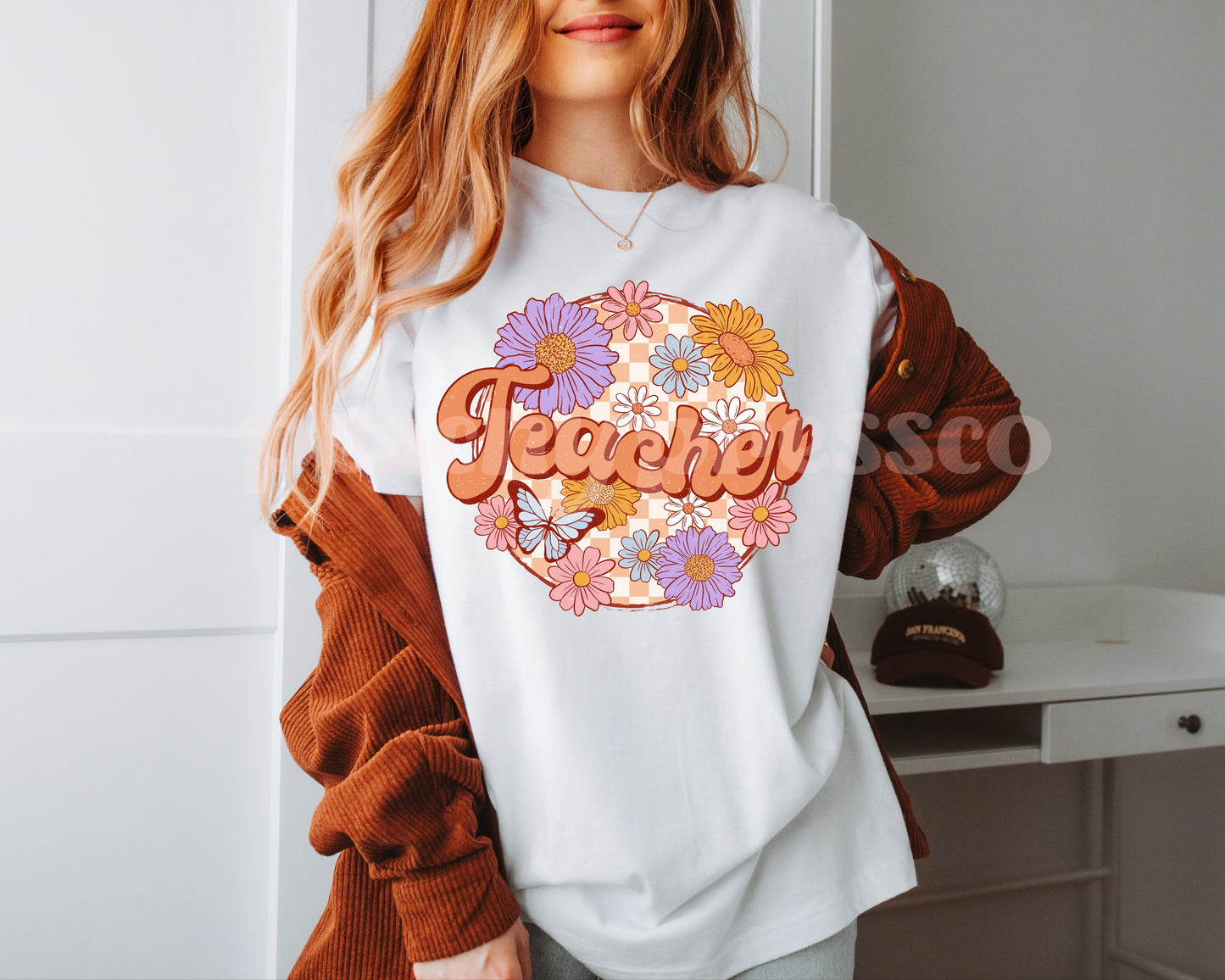 Floral Teacher Apparel