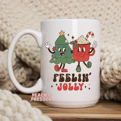 Feelin' Jolly - Christmas Ceramic Mug