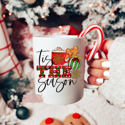 Tis The Season Christmas Ceramic Mug