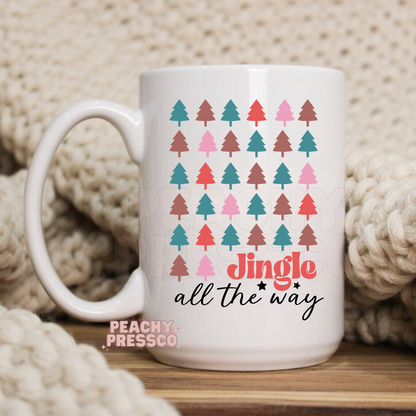 Jingle All The Way - Christmas Ceramic Mug