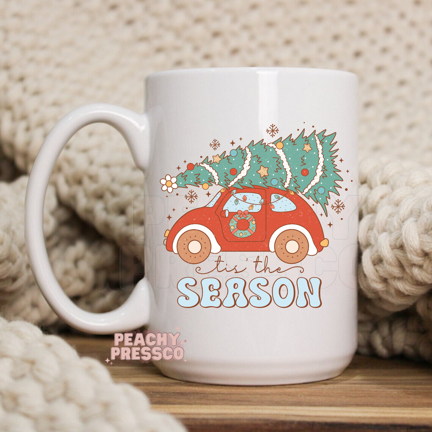 Tis The Season - Christmas Ceramic Mug